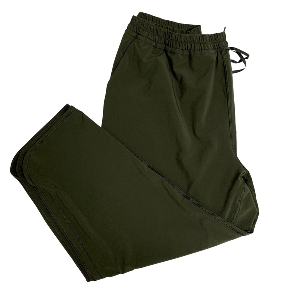 Lululemon Women’s Keep it Classic Crop Green Pants 23” Size 12 Mid Rise - Picture 5 of 13